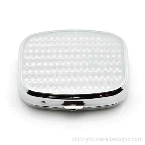 Chinese Factory Travel Gifts Portable Metal Pill Box Plastic Pill Box